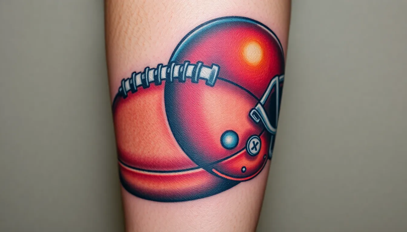 50+ Badass American Football Tattoo Ideas for Men Who Bleed Team Colors 4 50+ Badass American Football Tattoo Ideas for Men Who Bleed Team Colors 3