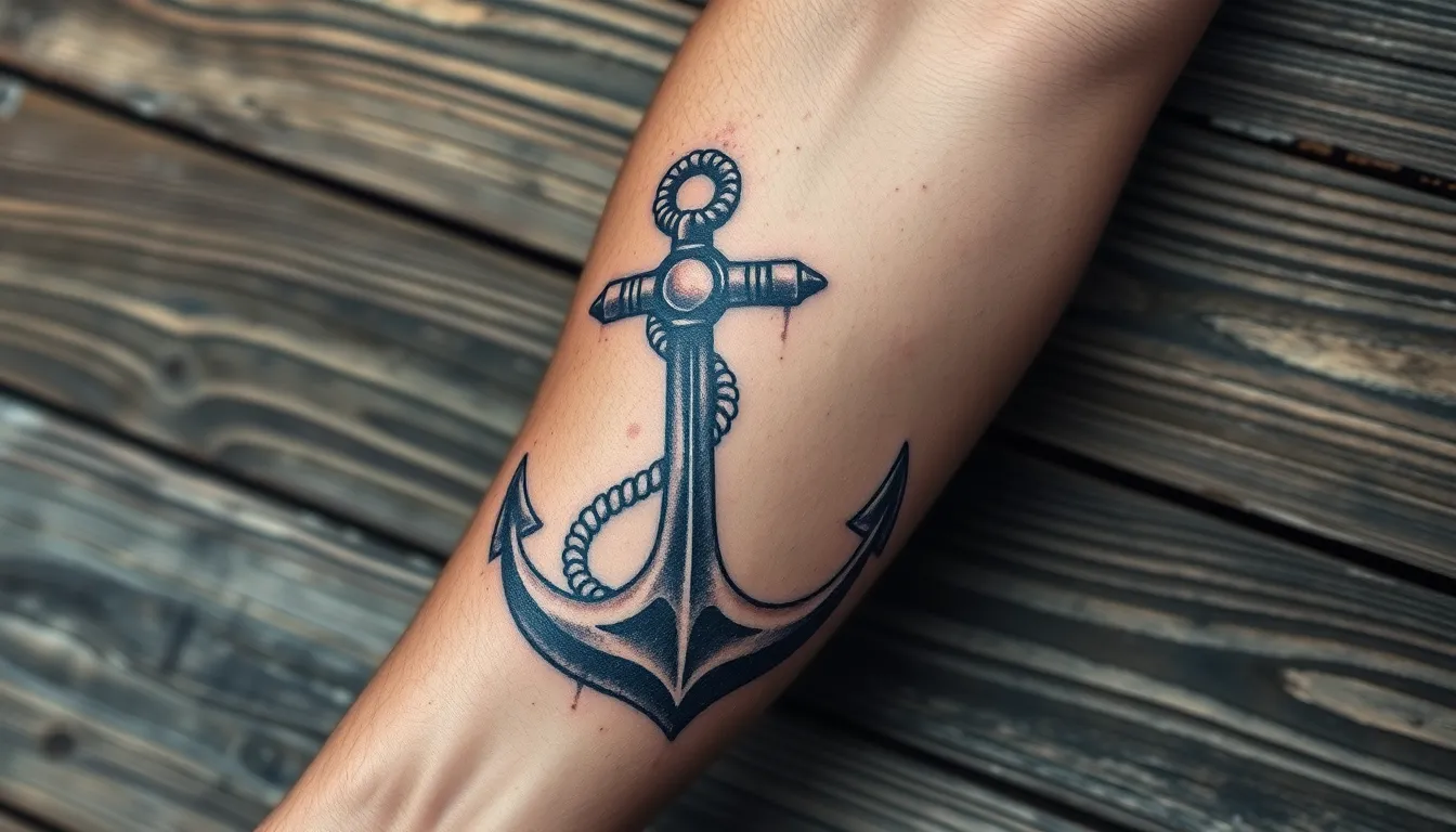 50 Bold Anchor Tattoo Designs for Men: From Classic to Modern Styles 4 50 Bold Anchor Tattoo Designs for Men: From Classic to Modern Styles 3