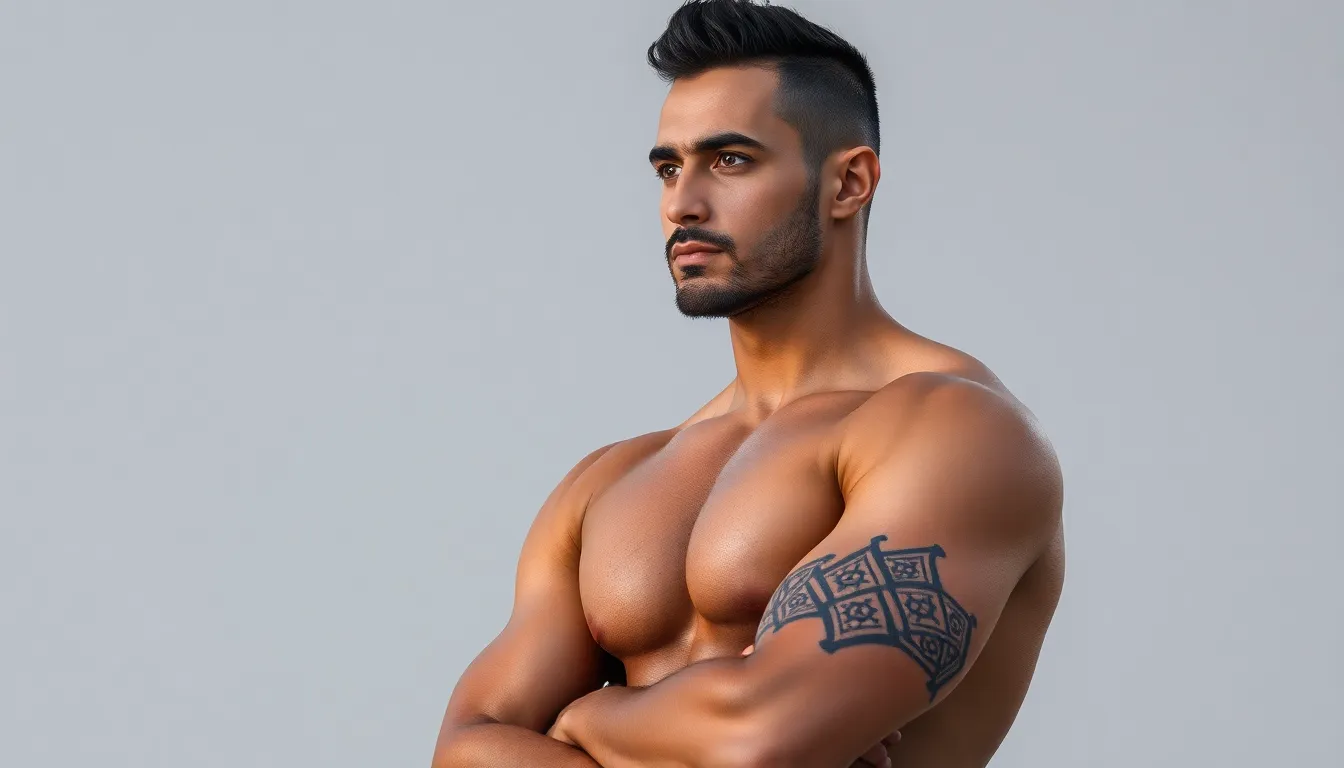 50 Bold Arabic Tattoo Designs for Men: Meaningful Scripts & Cultural Symbols 4 50 Bold Arabic Tattoo Designs for Men: Meaningful Scripts & Cultural Symbols 3