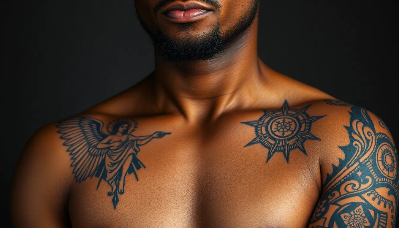 50+ Bold Black Men Sleeve Tattoo Ideas That Celebrate Your Heritage & Style 4 50+ Bold Black Men Sleeve Tattoo Ideas That Celebrate Your Heritage & Style 3