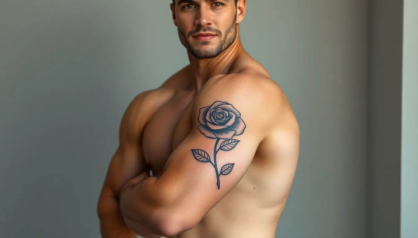 Black Rose Tattoo for Men: Bold Designs, Meanings & Complete Guide 2025 4 Black Rose Tattoo for Men: Bold Designs, Meanings & Complete Guide 2025 3
