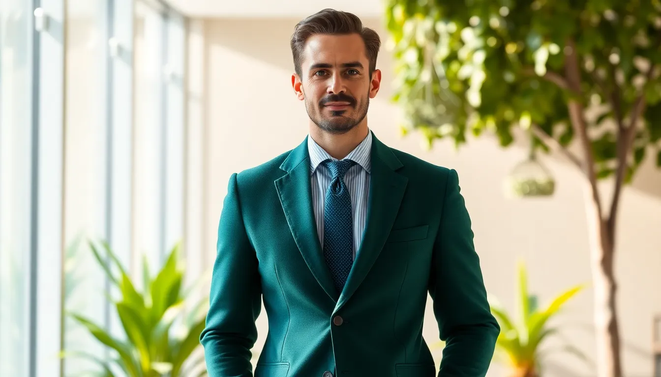 The Complete Guide to Men's Bottle Green Blazers: Style Tips & Best Picks 2025 4 The Complete Guide to Men's Bottle Green Blazers: Style Tips & Best Picks 2025 3