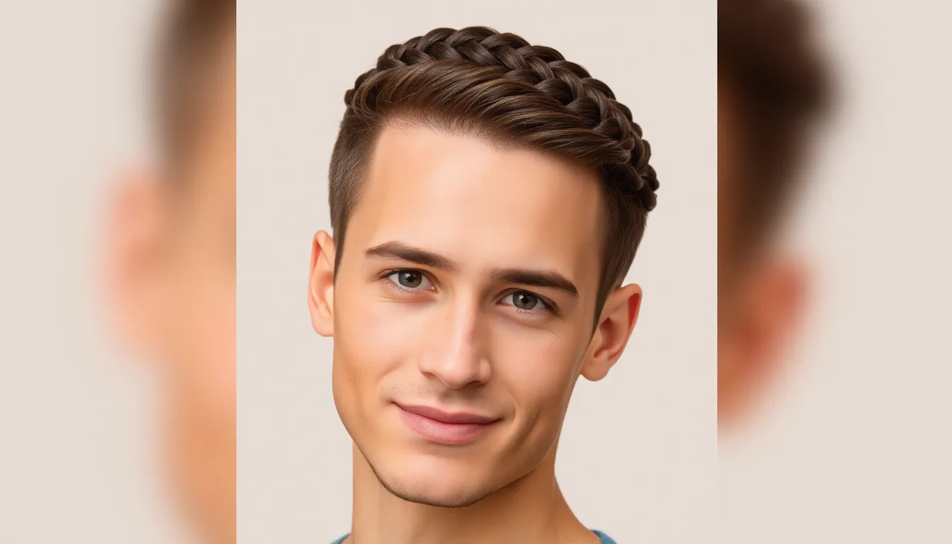 25 Stylish Braids for Men with Short Hair: Easy Techniques & Modern Styles 4 25 Stylish Braids for Men with Short Hair: Easy Techniques & Modern Styles 3