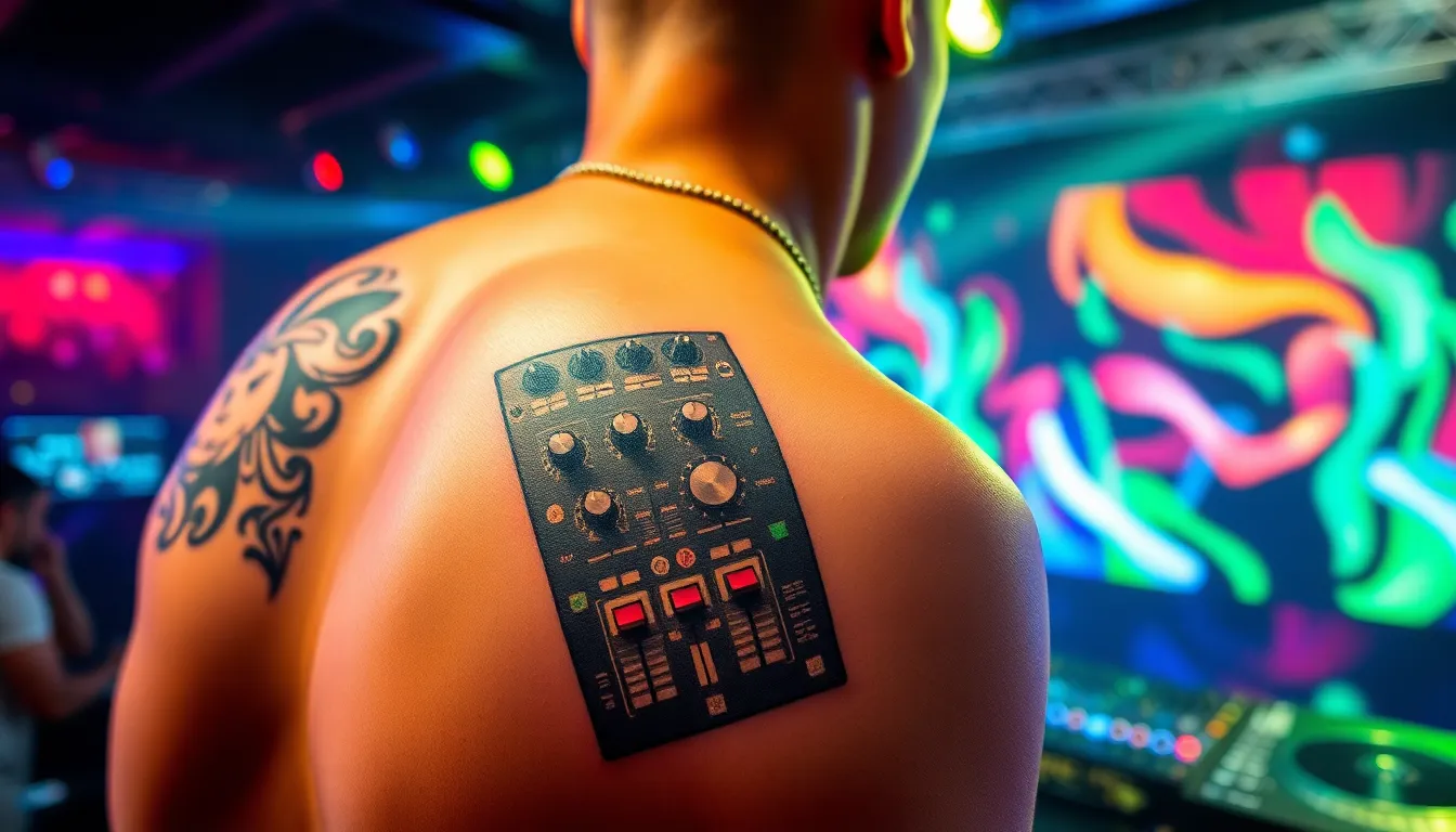 50+ DJ Tattoo Ideas for Men: Epic Designs Every Music Artist Needs 4 50+ DJ Tattoo Ideas for Men: Epic Designs Every Music Artist Needs 3