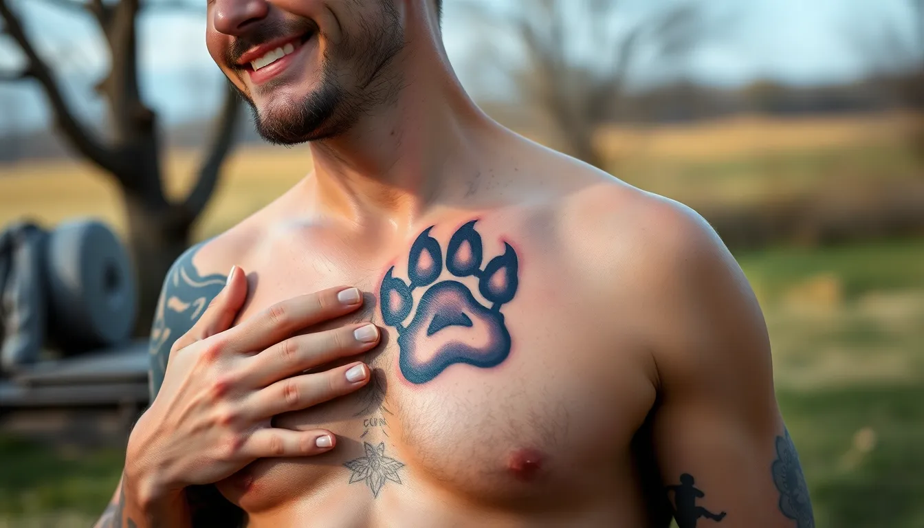 50+ Best Dog Paw Tattoo Ideas for Men: Designs, Placement & Meaning Guide 4 50+ Best Dog Paw Tattoo Ideas for Men: Designs, Placement & Meaning Guide 3