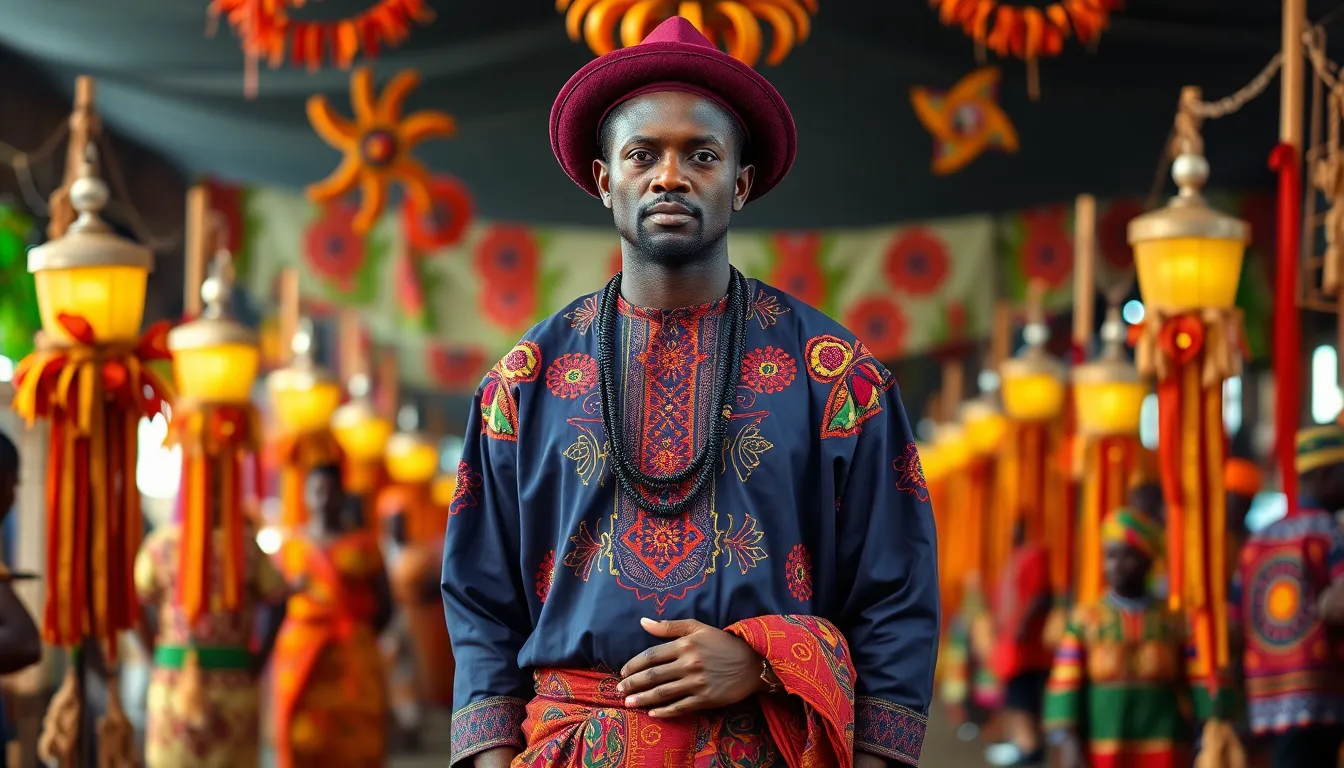 Ijaw Traditional Attire for Men: Complete Guide to George Wrappers & Cultural Dress 4 Ijaw Traditional Attire for Men: Complete Guide to George Wrappers & Cultural Dress 3