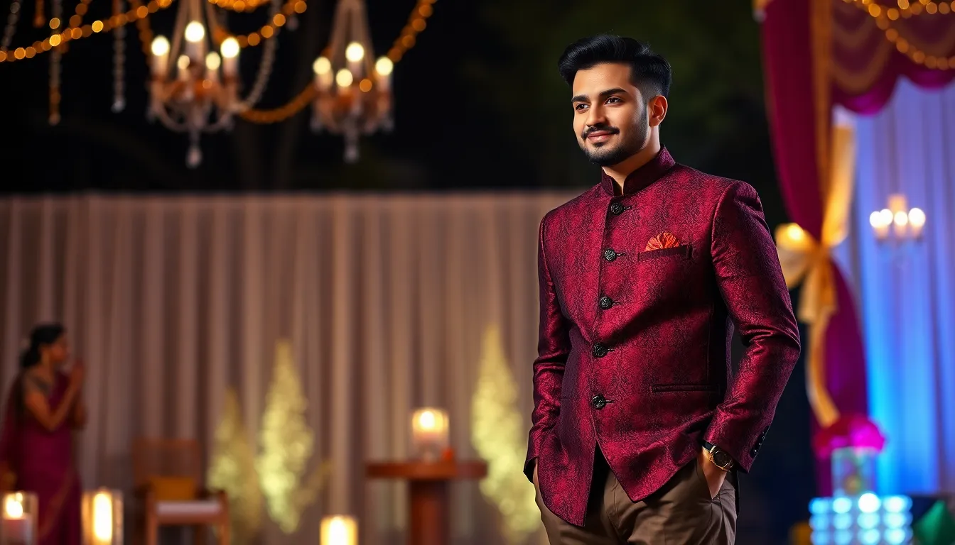 10 Stylish Indo Western Outfits for Men Engagement Ceremonies in 2025 4 10 Stylish Indo Western Outfits for Men Engagement Ceremonies in 2025 3