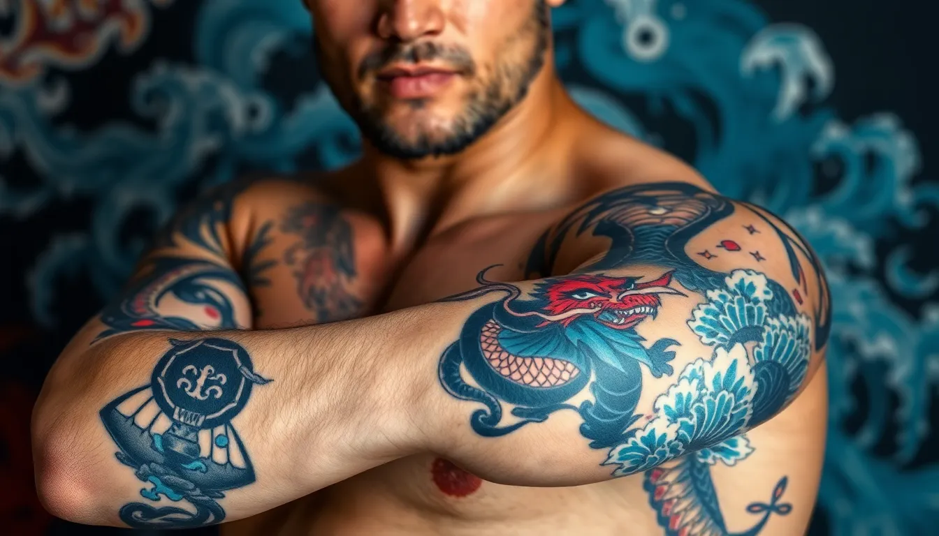 Japanese Tattoo Sleeves for Men: Complete Guide to Traditional Designs & Meanings 3