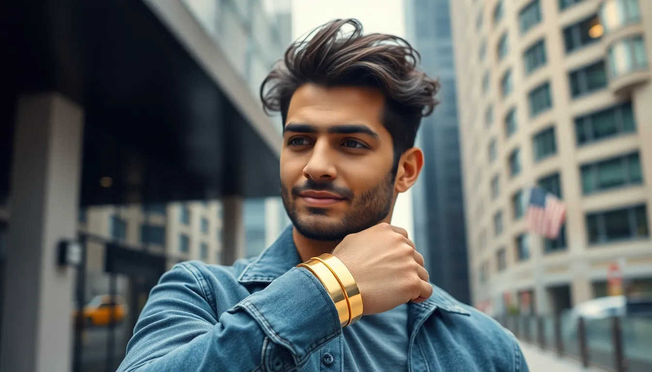 Latest Gold Kada for Men: 2025 Trends, Designs & Styling Guide for Modern Gentlemen 4 Latest Gold Kada for Men: 2025 Trends, Designs & Styling Guide for Modern Gentlemen 3