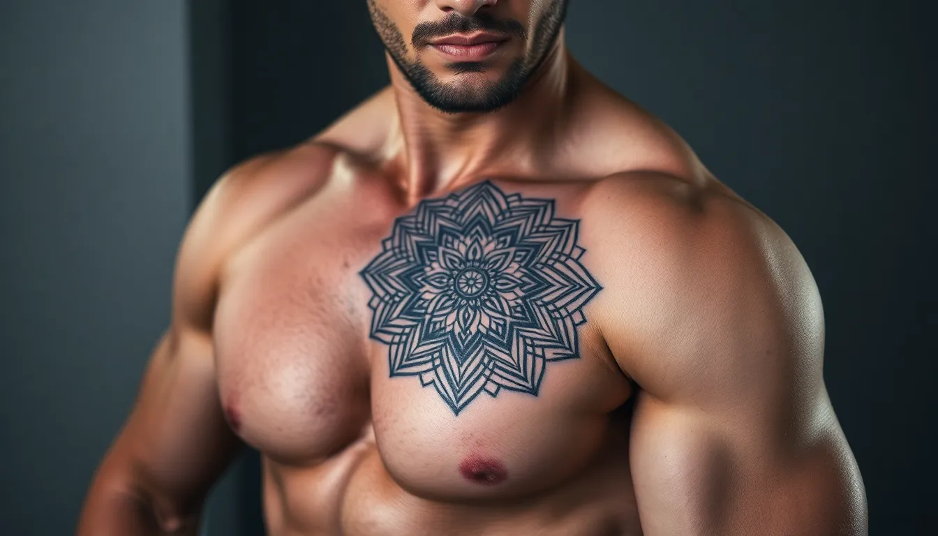 50+ Bold Mandala Tattoo Designs for Men That Command Respect in 2025 3