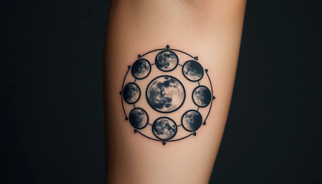50 Stunning Moon Tattoo Designs for Men: From Minimalist to Bold Sleeve Ideas 4 50 Stunning Moon Tattoo Designs for Men: From Minimalist to Bold Sleeve Ideas 3