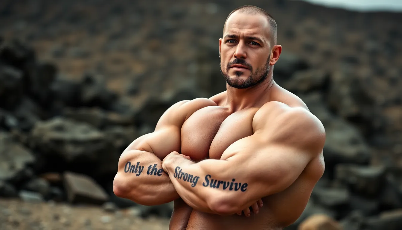 Only the Strong Survive Tattoo for Men: Design Ideas, Placement & Meaning Guide 4 Only the Strong Survive Tattoo for Men: Design Ideas, Placement & Meaning Guide 3