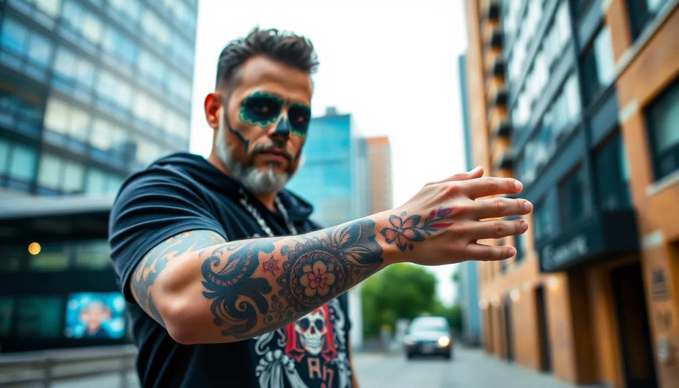 Santa Muerte Tattoo for Men: 50+ Powerful Designs & Meanings Guide 2025 4 Santa Muerte Tattoo for Men: 50+ Powerful Designs & Meanings Guide 2025 3