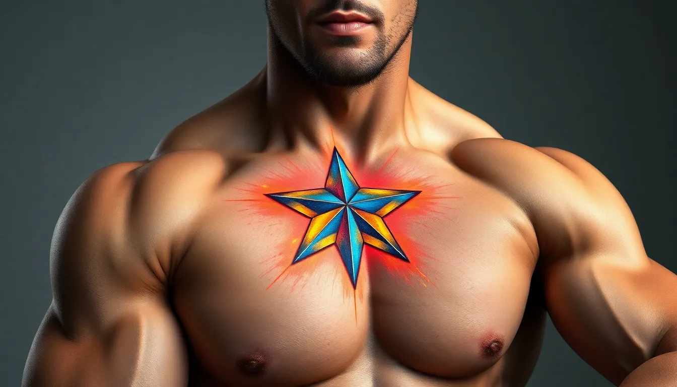 50+ Epic Star Tattoo Designs for Men: From Minimalist to Military Styles 3