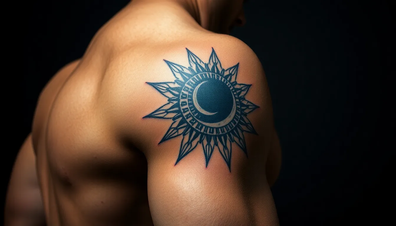 50+ Sun and Moon Tattoo Ideas for Men: Designs, Meanings & Placement Tips 4 50+ Sun and Moon Tattoo Ideas for Men: Designs, Meanings & Placement Tips 3