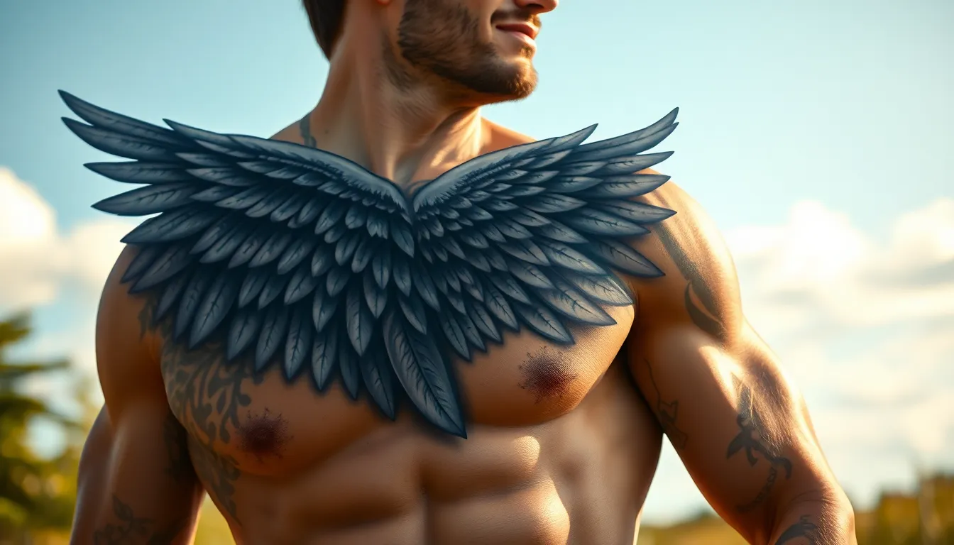 50 Powerful Angel Sleeve Tattoo Ideas for Men - Guardian to Fallen Angel Designs 4 50 Powerful Angel Sleeve Tattoo Ideas for Men - Guardian to Fallen Angel Designs 3
