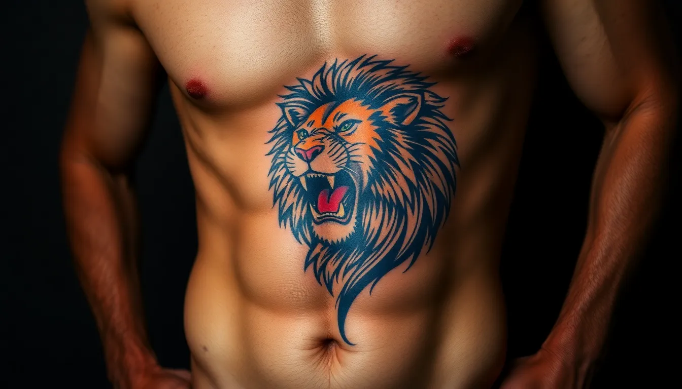 50+ Bold Stomach Tattoo Ideas for Men: From Tribal to Modern Designs 3
