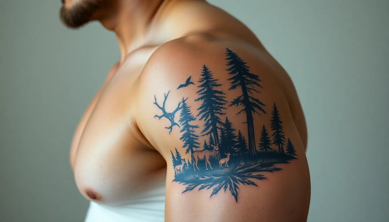 50+ Epic Upper Arm Tattoo Ideas for Men's Half Sleeves (2025 Guide) 4 50+ Epic Upper Arm Tattoo Ideas for Men's Half Sleeves (2025 Guide) 3