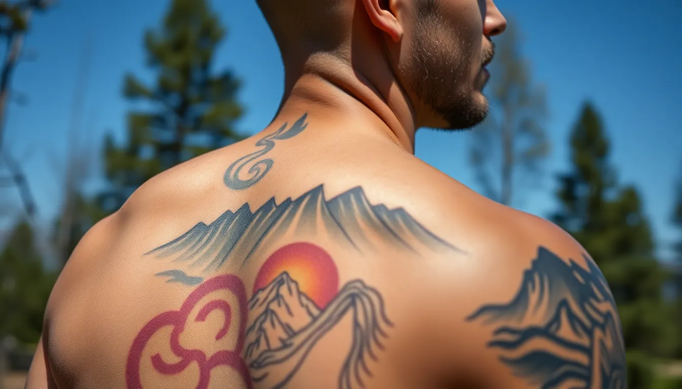 50+ Best Upper Back Tattoo Ideas for Men: From Bold Dragons to Sacred Geometry 4 50+ Best Upper Back Tattoo Ideas for Men: From Bold Dragons to Sacred Geometry 3