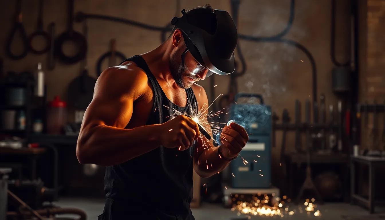 50+ Bold Welding Tattoo Ideas for Men: From Classic Tools to Full Sleeves 3