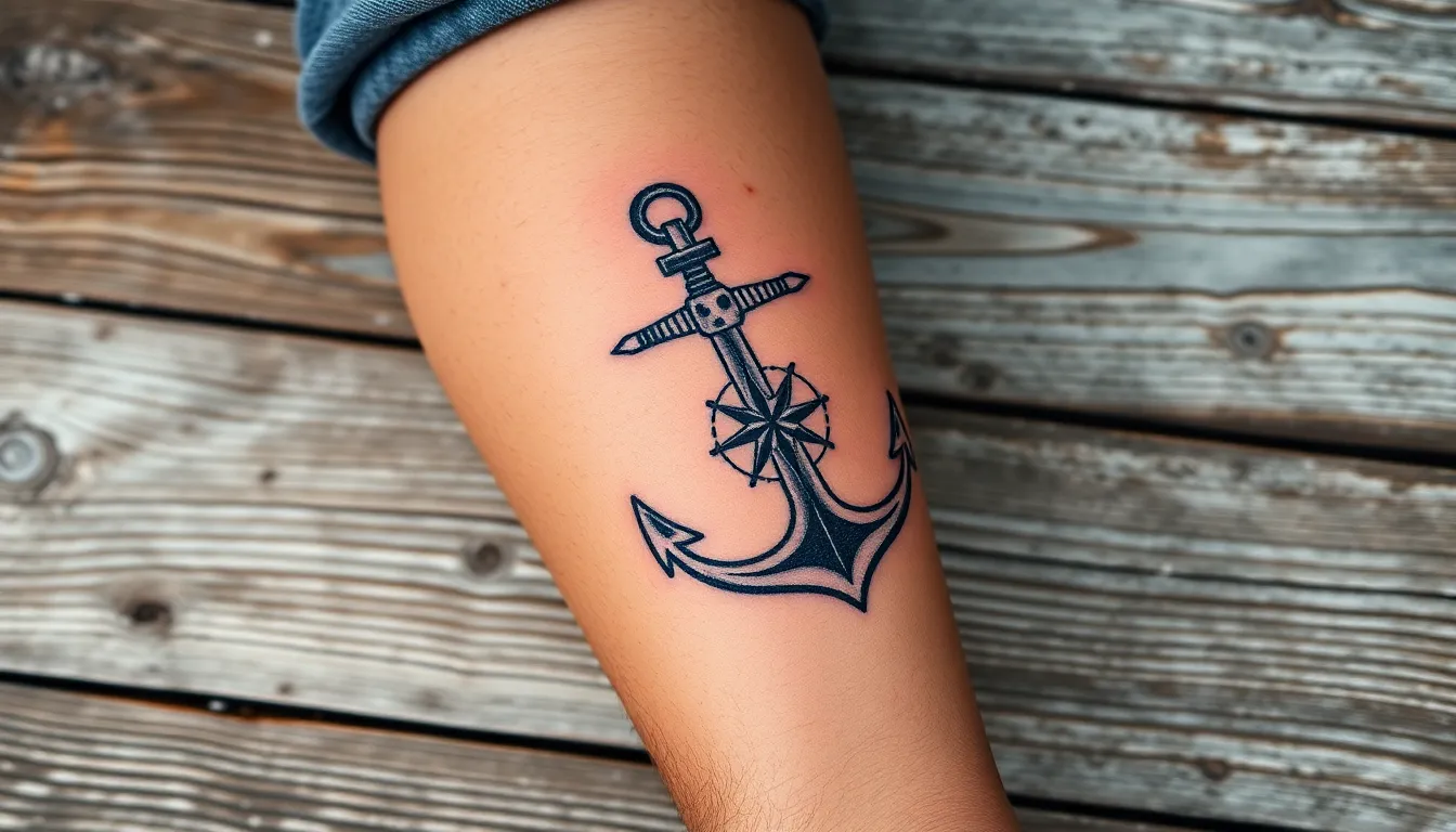 50 Bold Anchor Tattoo Designs for Men: From Classic to Modern Styles 6 50 Bold Anchor Tattoo Designs for Men: From Classic to Modern Styles 5