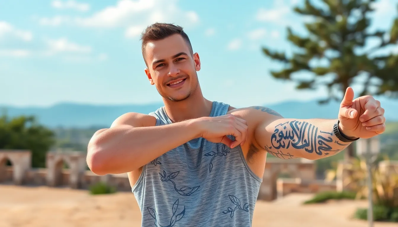 50 Bold Arabic Tattoo Designs for Men: Meaningful Scripts & Cultural Symbols 6 50 Bold Arabic Tattoo Designs for Men: Meaningful Scripts & Cultural Symbols 5