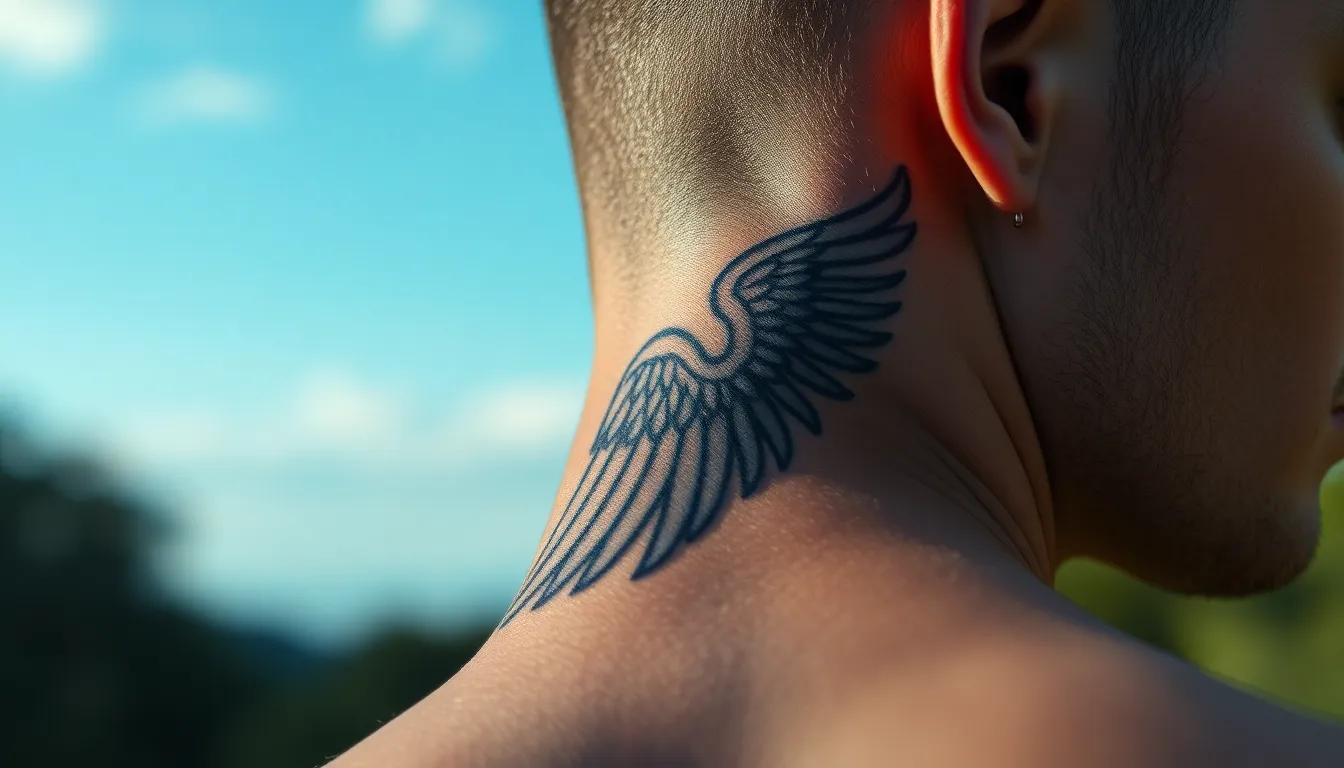 50+ Bold Back Neck Tattoo Ideas for Men That Command Attention in 2025 6 50+ Bold Back Neck Tattoo Ideas for Men That Command Attention in 2025 5