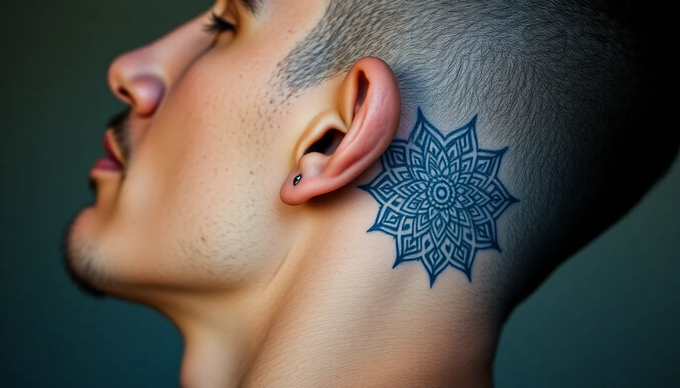 50+ Behind Ear Tattoo Ideas for Men: Discreet Designs That Make a Statement 6 50+ Behind Ear Tattoo Ideas for Men: Discreet Designs That Make a Statement 5