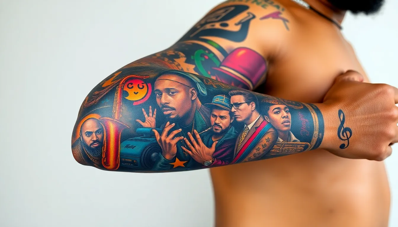 50+ Bold Black Men Sleeve Tattoo Ideas That Celebrate Your Heritage & Style 6 50+ Bold Black Men Sleeve Tattoo Ideas That Celebrate Your Heritage & Style 5