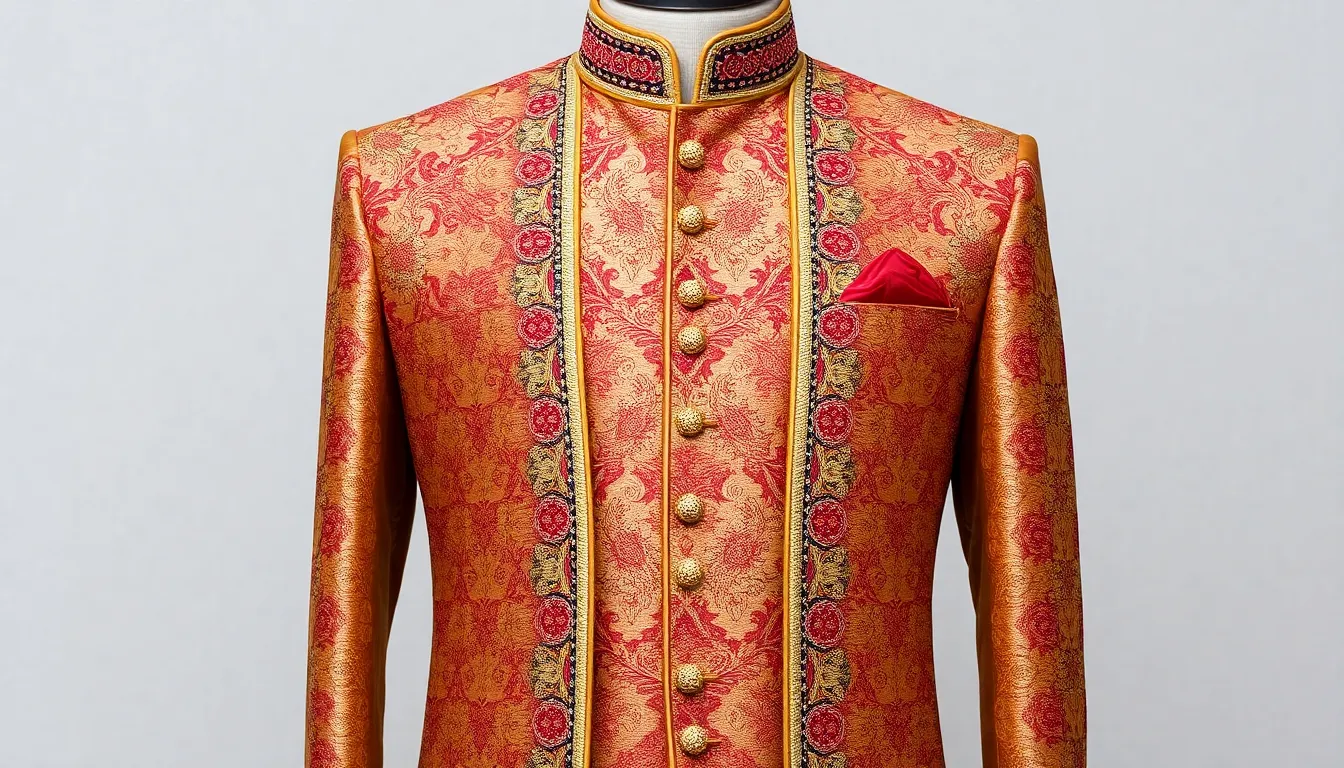Indian Wedding Suits: Best Coat Pant Combinations for Grooms 2025 6 Indian Wedding Suits: Best Coat Pant Combinations for Grooms 2025 5