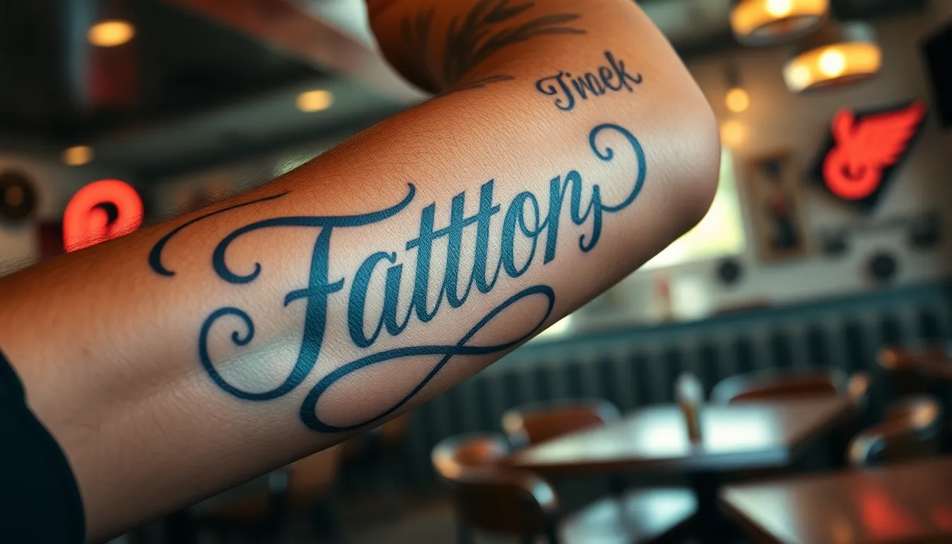 25 Best Cursive Tattoo Fonts for Men: Bold Scripts That Command Respect 6 25 Best Cursive Tattoo Fonts for Men: Bold Scripts That Command Respect 5