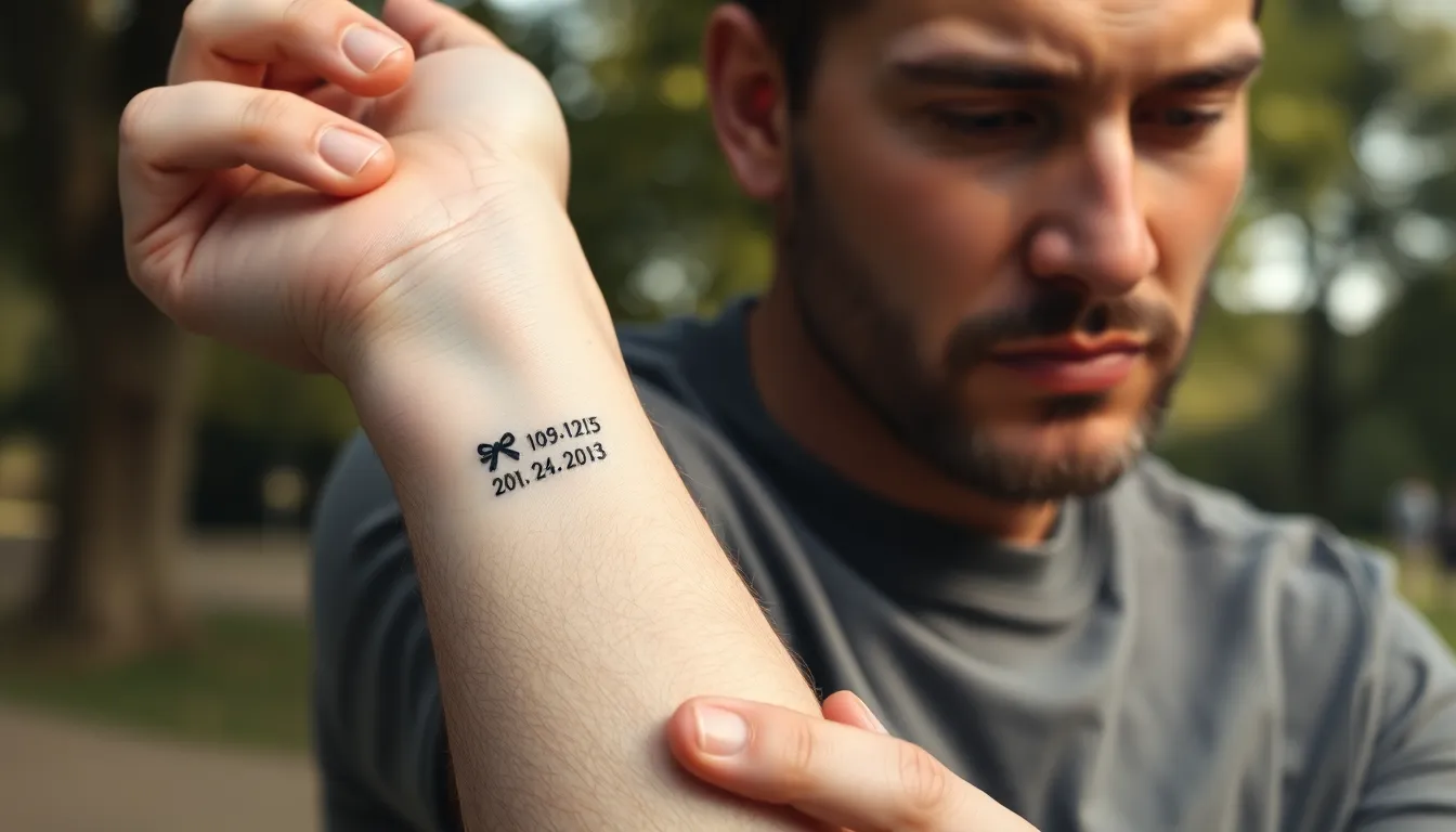 50+ Meaningful Date Tattoo Ideas for Men: Honor Your Most Important Moments 6 50+ Meaningful Date Tattoo Ideas for Men: Honor Your Most Important Moments 5
