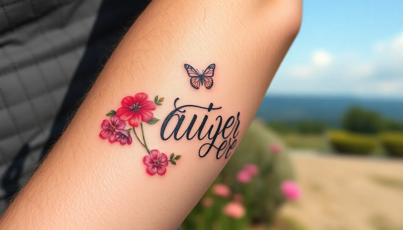 50+ Meaningful Daughter Name Tattoo Ideas for Men: From Script to Symbols 6 50+ Meaningful Daughter Name Tattoo Ideas for Men: From Script to Symbols 5