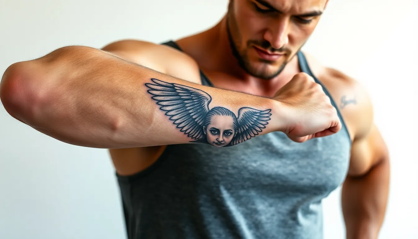 Falling Angel Tattoo for Men: 50+ Powerful Designs & Hidden Meanings Revealed 6 Falling Angel Tattoo for Men: 50+ Powerful Designs & Hidden Meanings Revealed 5