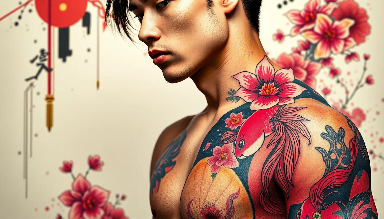 Bold Geisha Tattoo Designs for Men: Traditional Japanese Art Meets Modern Masculinity 6 Bold Geisha Tattoo Designs for Men: Traditional Japanese Art Meets Modern Masculinity 5