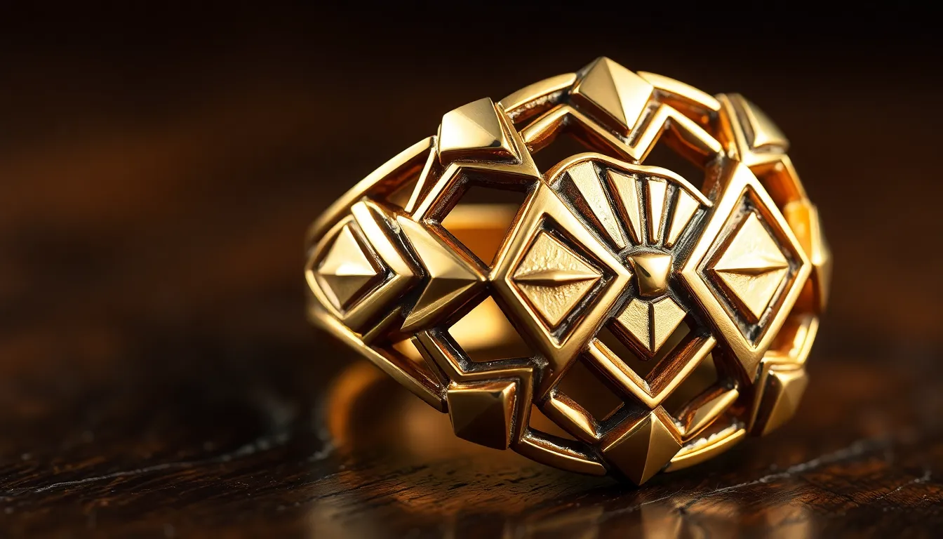 25 Stunning Gold God Rings for Men: Divine Style Meets Masculine Power 6 25 Stunning Gold God Rings for Men: Divine Style Meets Masculine Power 5