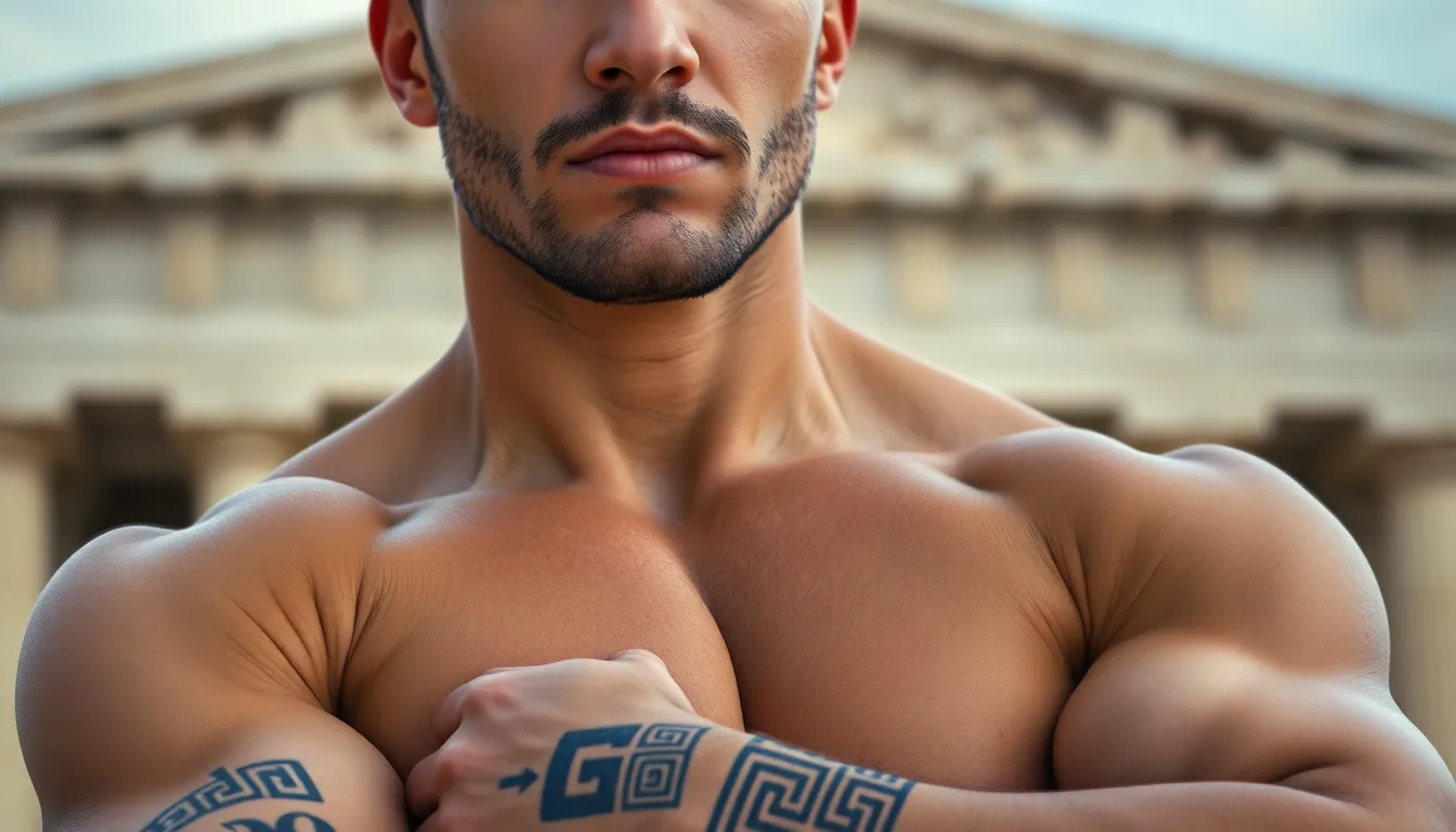 50 Powerful Greek Tattoo Ideas for Men: Gods, Warriors & Ancient Symbols 6 50 Powerful Greek Tattoo Ideas for Men: Gods, Warriors & Ancient Symbols 5