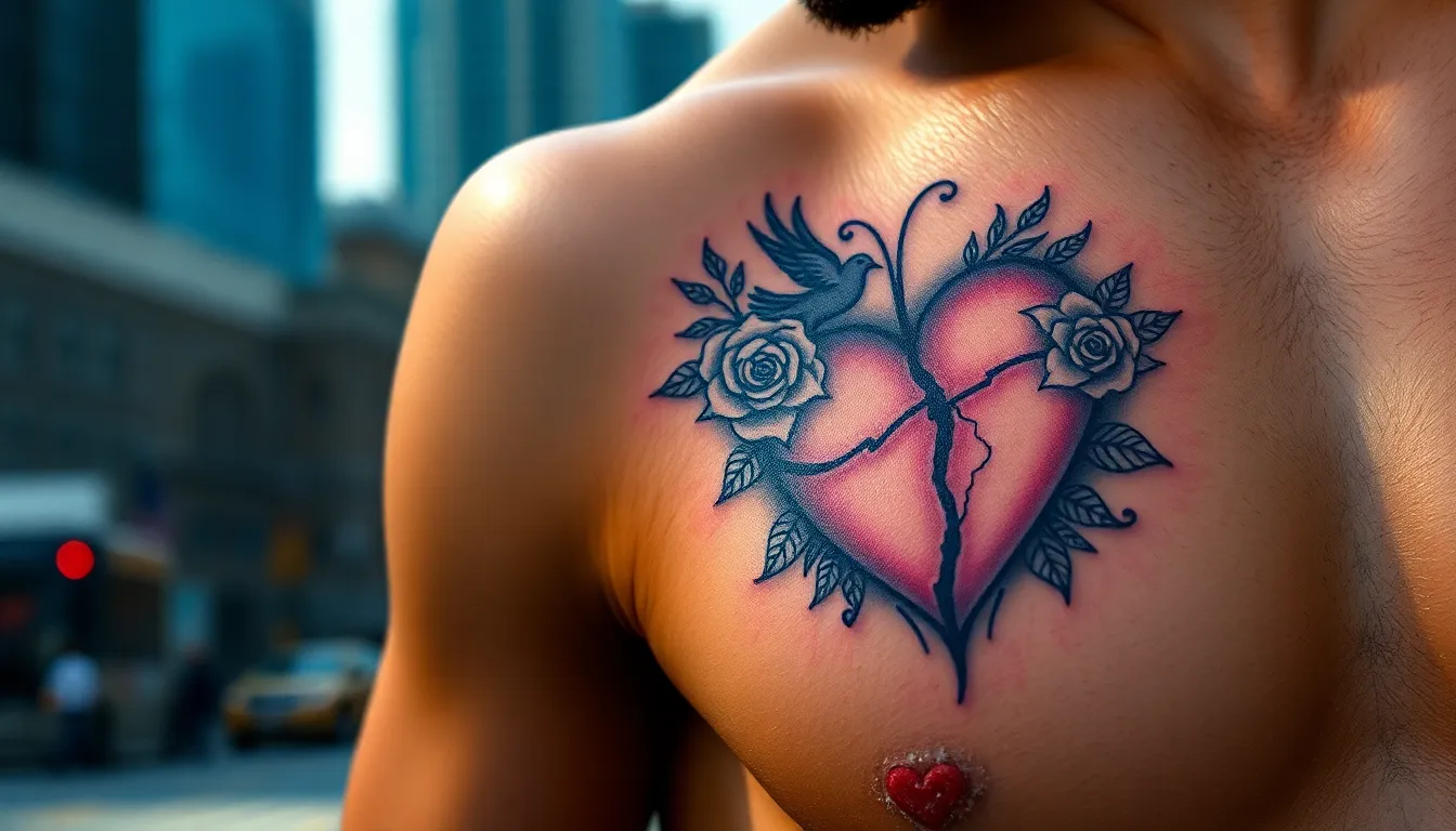50 Heart Tattoo Designs for Men: Bold Ideas & Meaningful Styles (2025) 6 50 Heart Tattoo Designs for Men: Bold Ideas & Meaningful Styles (2025) 5