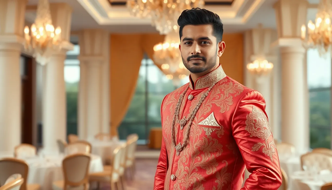 Latest Indo Western Outfits for Men: 2025 Trends & Styling Guide 6 Latest Indo Western Outfits for Men: 2025 Trends & Styling Guide 5