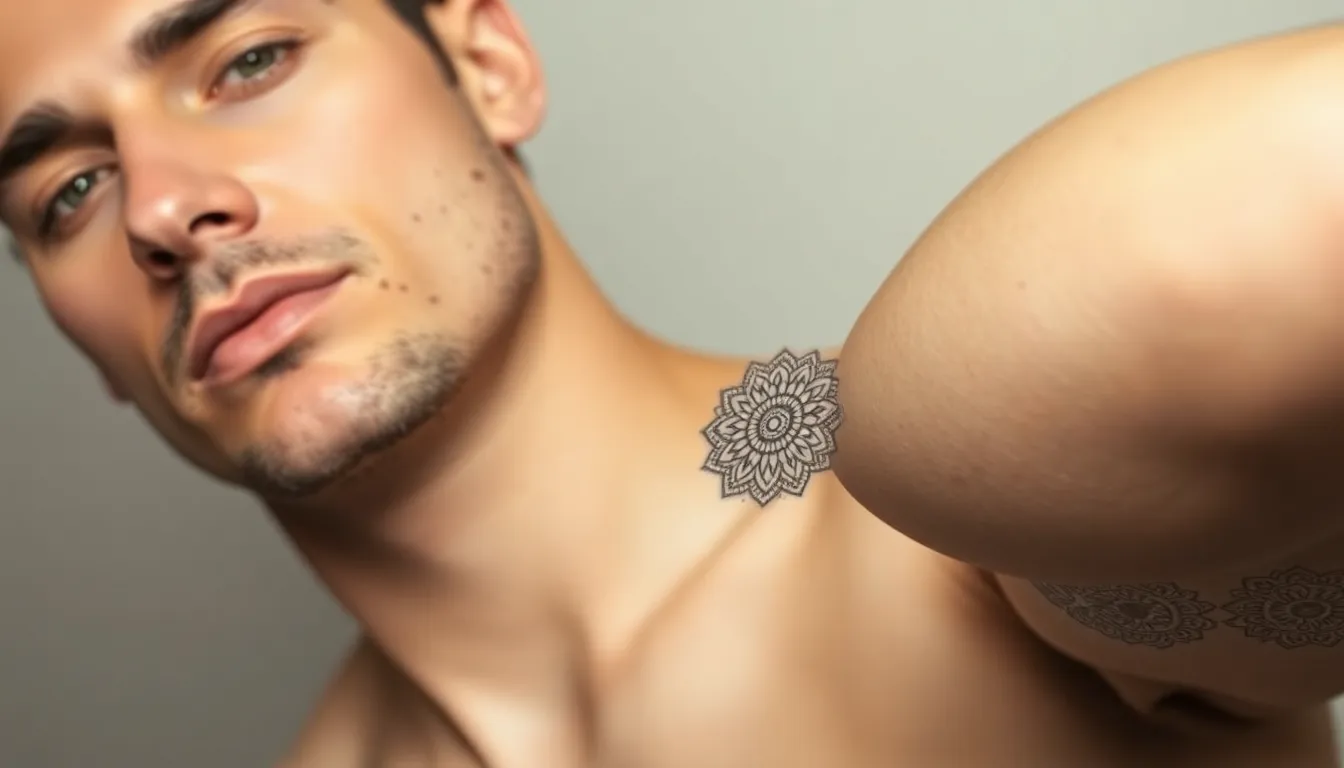 50+ Bold Mandala Tattoo Designs for Men That Command Respect in 2025 5