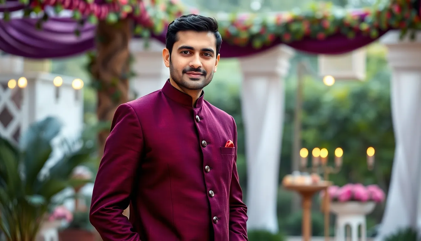Maroon Jodhpuri Suits for Men: Style Guide, Best Occasions & Where to Buy 6 Maroon Jodhpuri Suits for Men: Style Guide, Best Occasions & Where to Buy 5