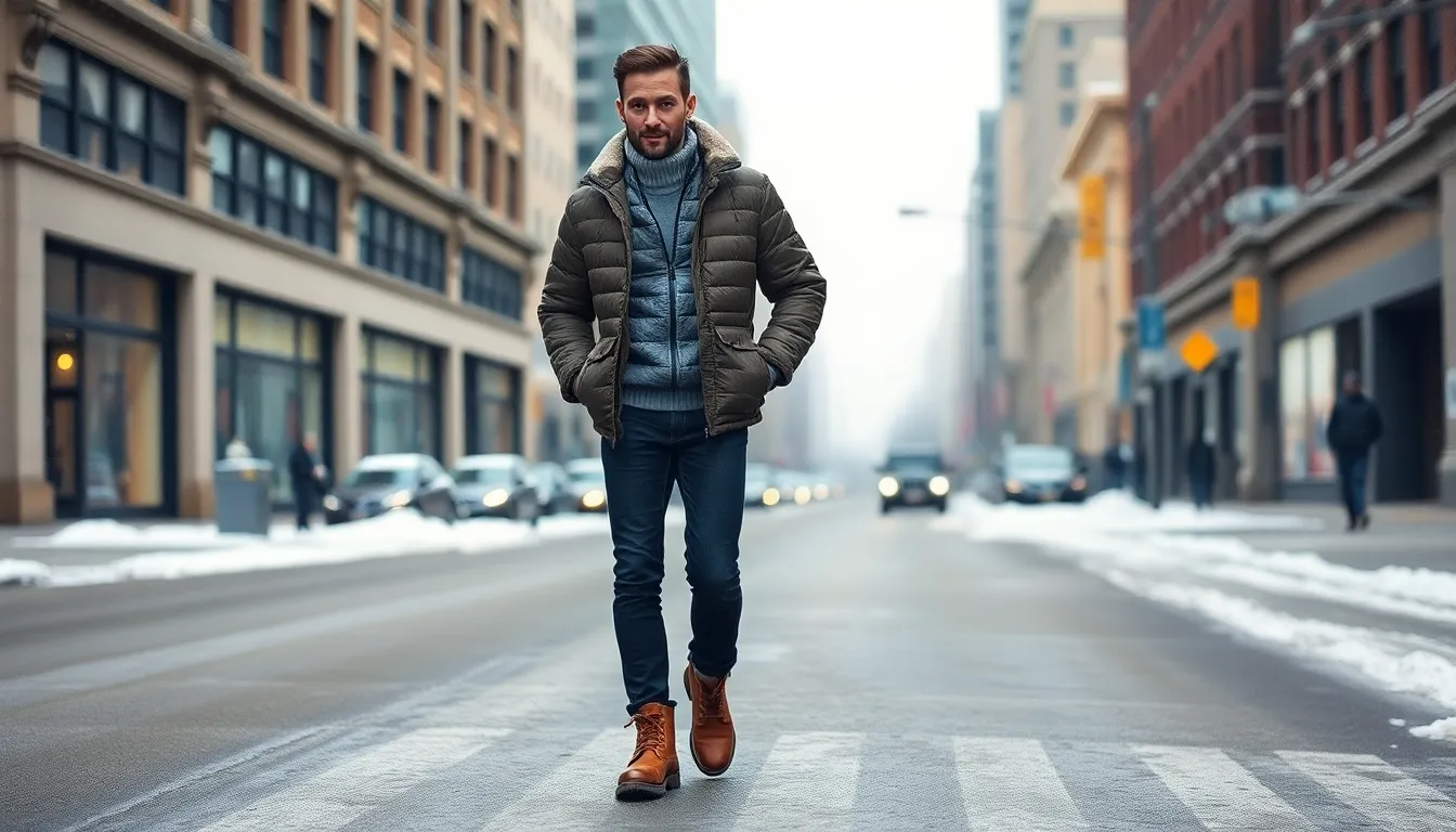25 Stylish Men's Winter Outfits for Casual Cold Weather That Actually Keep You Warm 6 25 Stylish Men's Winter Outfits for Casual Cold Weather That Actually Keep You Warm 5