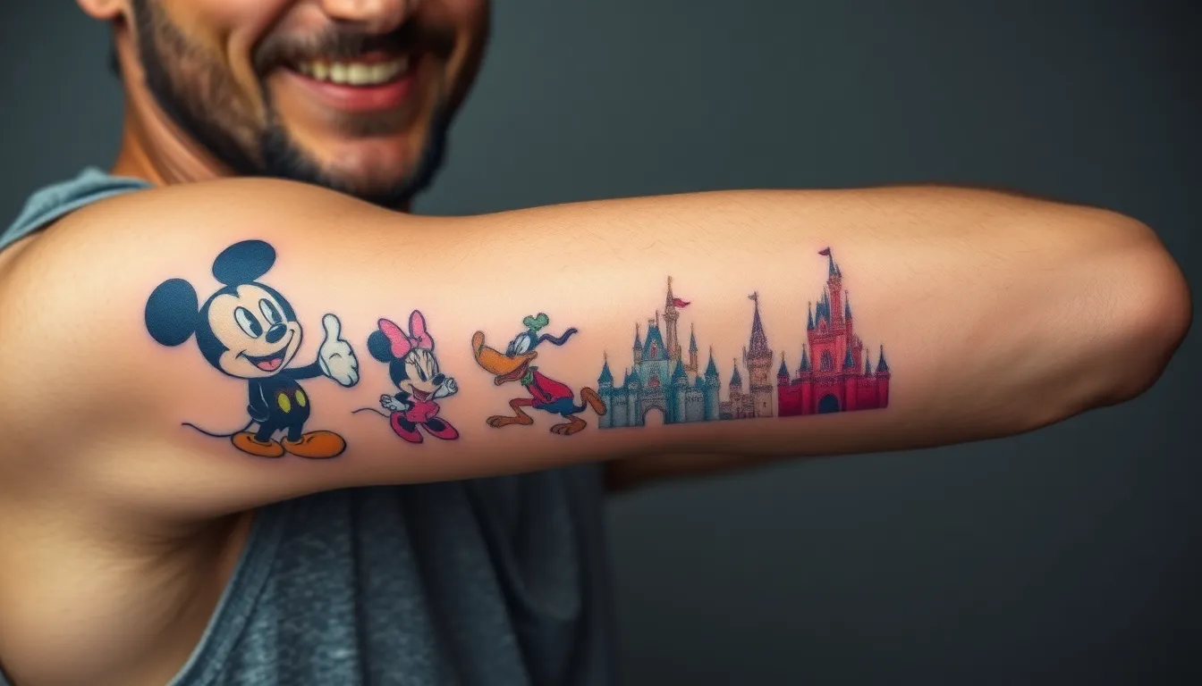 Mickey Mouse Tattoo Ideas for Men: 50+ Bold Designs That Redefine Masculine Ink 6 Mickey Mouse Tattoo Ideas for Men: 50+ Bold Designs That Redefine Masculine Ink 5