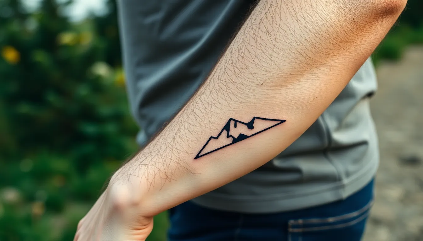 50+ Minimalist Tattoo Ideas for Men's Arms: Simple Designs That Make a Bold Statement 5