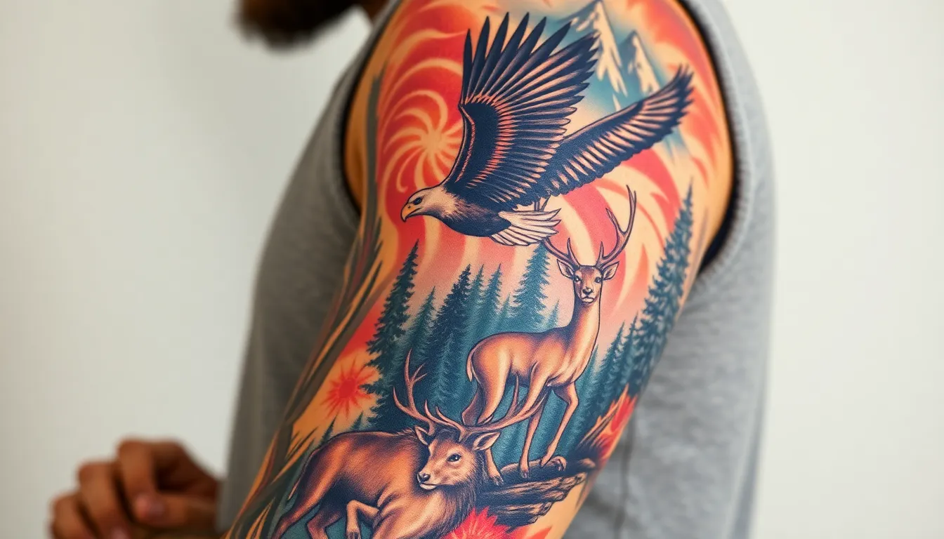 Nature Sleeve Tattoo Ideas for Men: 50+ Epic Designs That Tell Your Story 5