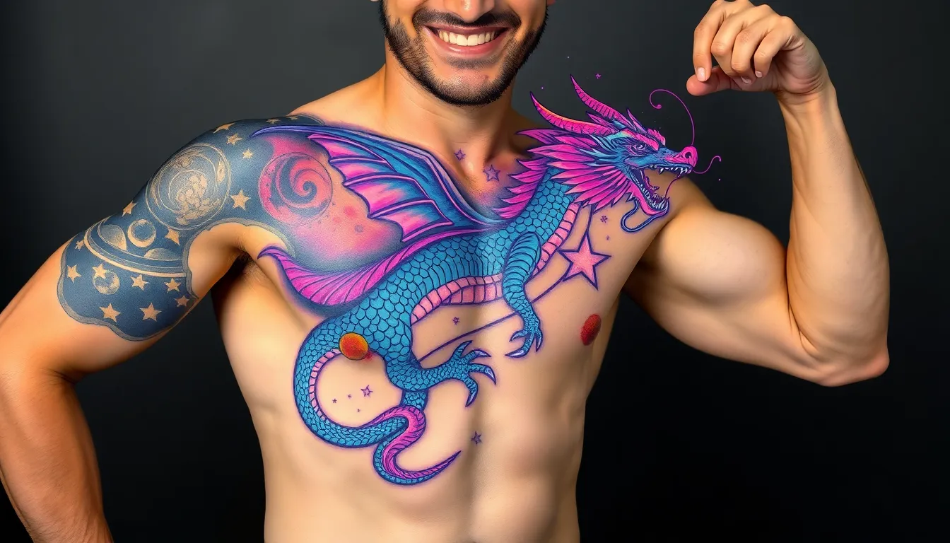 New School Tattoo Designs for Men: 50+ Bold Ideas That'll Make You Stand Out 6 New School Tattoo Designs for Men: 50+ Bold Ideas That'll Make You Stand Out 5