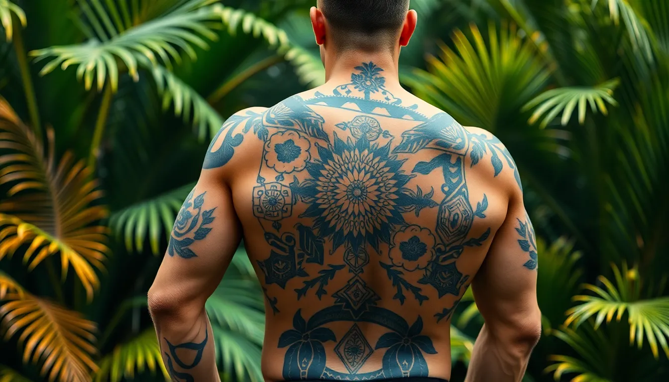 Polynesian Back Tattoo for Men: Complete Guide to Sacred Designs & Cultural Meanings 6 Polynesian Back Tattoo for Men: Complete Guide to Sacred Designs & Cultural Meanings 5