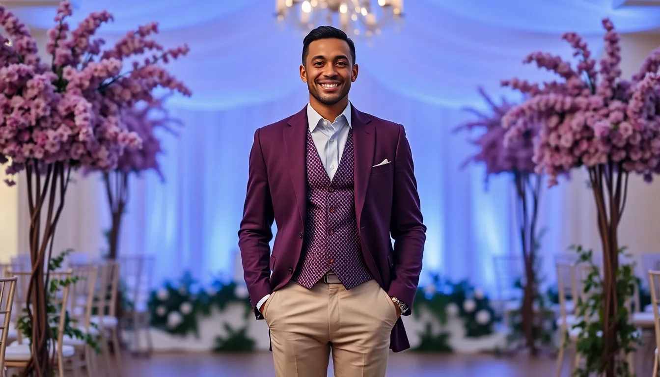 Purple Formal Outfits for Men: Style Guide to Wearing Purple Like a Pro 6 Purple Formal Outfits for Men: Style Guide to Wearing Purple Like a Pro 5