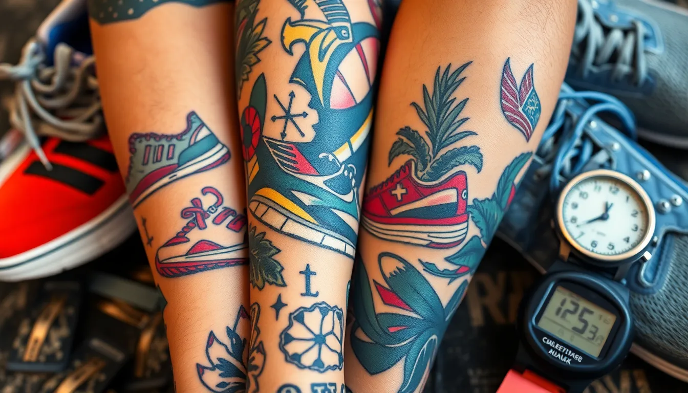 50+ Epic Running Tattoo Ideas for Men: From Marathon Miles to Trail Adventures 6 50+ Epic Running Tattoo Ideas for Men: From Marathon Miles to Trail Adventures 5