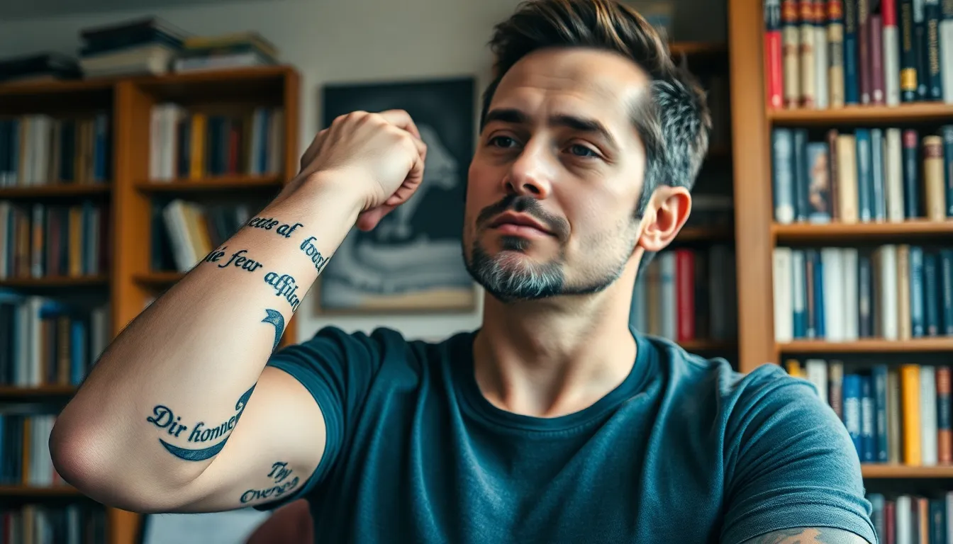50+ Best Forearm Quote Tattoos for Men: Powerful Ideas & Font Styles 5